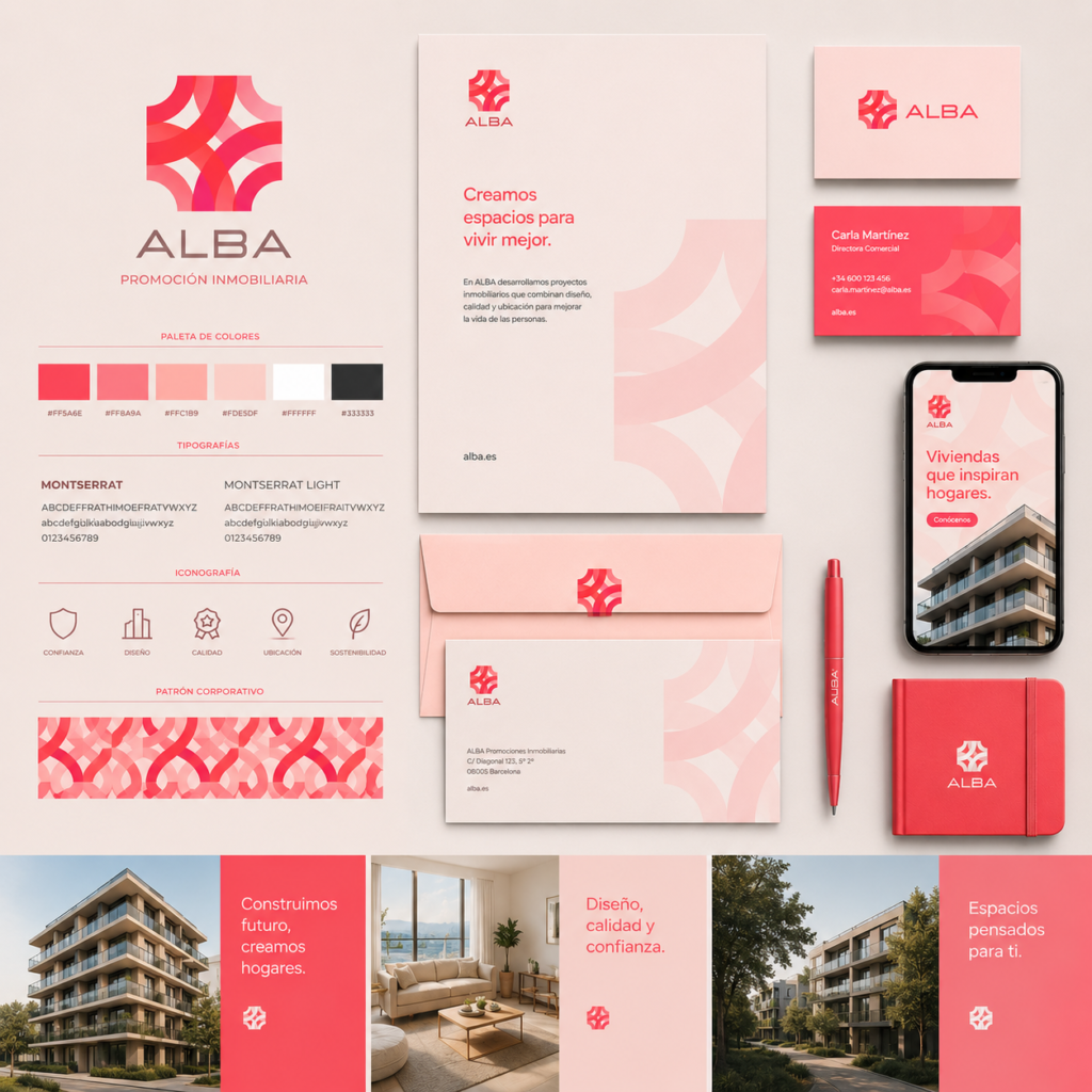 identidad coorporativa alba web
